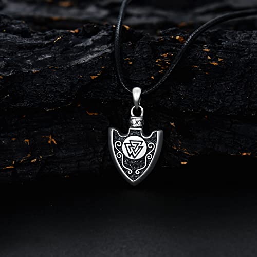 Sterling Silver Urn Necklace for Ashes Elephant/Owl/Tree of Life/Arrowhead Pendant Necklace Cremation Jewelry Memorial Bereavement Keepsakes Gifts for Men Women2