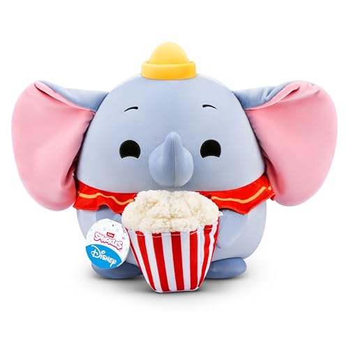Snackles Peluche de 35 cm de personagem com licença Disney da ZURU, peluche com acessório de snacks (dubo)