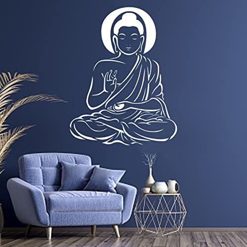 Image of ARandNJ Combo Stencil for Wall Painting (Size:- 16X24 Inch) Theme:- Lord Buddha DIY Reusable Painting Design Suitable for Bedroom,Living Room Entrance (Pack of 2)
