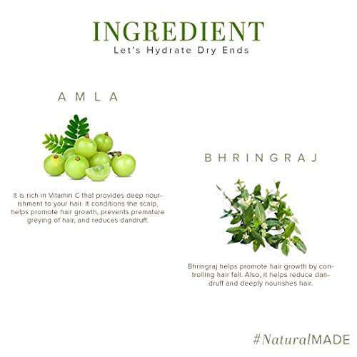 Khadi Natural Amla & Bhringraj Shampoo/Cleanser for Controlling Dandruff & Hair fall | Shampoo for Reducing Scalp Irritation | Paraben &... - Image 3