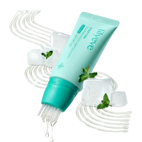 lilyeve SCALPTURN Cica PDRN Scalp Serum with Built-in Brush PDRN to Strengthen Hair Roots Itchy Scalp Relief Dry Scalp Hydration - Korean Hair Care 1.01 fl. oz.
