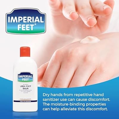 Imperial Feet Urea Foot Balm - Natural Urea Cream for Foot Care, Cracked Heel Repair, Rough Skin, Dryness, Calluses - Cleansing, Exfoliant - Wild Herb Extract - 5.07oz