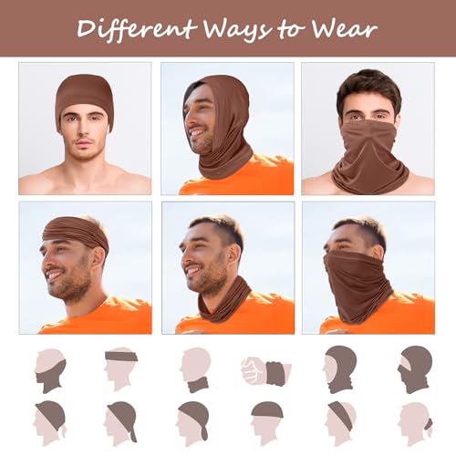 Image of Geyoga Summer UV Protection Cooling Neck Gaiter | Sunscreen Breathable Face Scarf Bandana Mask Neck Gaiter for Outdoor Fishing Hiking Camping