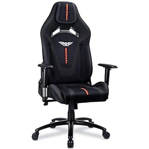 Acethrone-Gaming-Chair-Racing-Style-High-Back-PU-Leather-Computer-Desk-Chair-with-Headrest-and-Lumbar-Support-Adjustable-Armrest-360-Swivel-Executive-Ergonomic-Office-Chair-Orange-Black - Vita Supply
