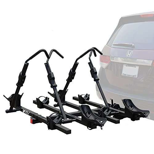 BV 2-4 Bike Hitch Mount Rack with Tilting Design