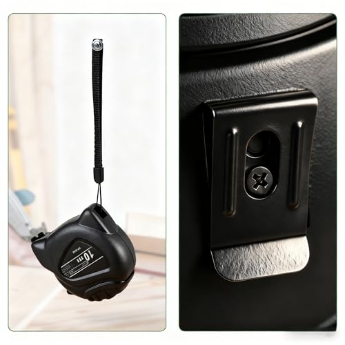 Qivine 2Pcs Cinta Métrica Retráctil 32FT miniatura 6