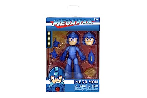 Jada Mega Man 6" Mega Man Action Figure, Toys for Kids and Adults Blue, R.blue, 6 inches - Image 2