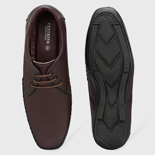 Image of Centrino Formal Shoe for Men | Cushioned Insole for Better Comfort | Stylish Lace-Up for Boys | Perfect for Office Wear & Formal Dress (9786)