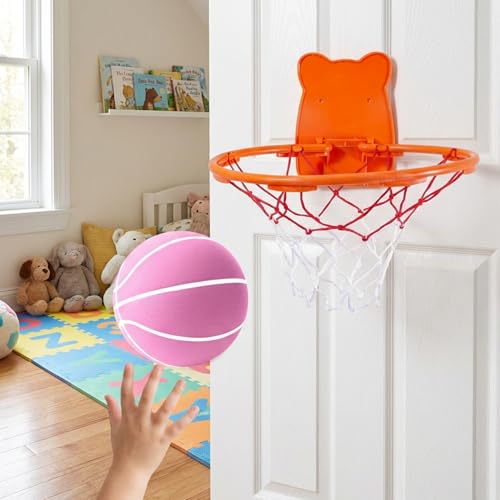 Baloncesto de interior silencioso mini con gran rebote para driblar en casa 3
