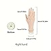 Practice Hand for Acrylic Nails Soft Touch Mannequin Hand for Nails, Flexible and Bendable Fake Hand for Nails for Nail Art Beginners (right)