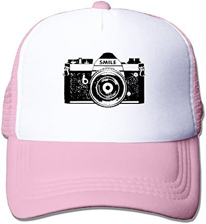 Byron J Camera Photographer Photography Trucker Hat Snapback Cap Pink