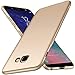Produktbild Conie CP30823 Classic Plain Kompatibel mit Samsung Galaxy J4 Plus, Hülle Basic Ultradünn Slim Cover Handyhüllen PC Bumper Schutzhülle für Galaxy J4 Plus Case Matt Gold