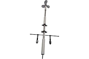 Drill Powered Kayak Canoe Fishing Boat Propeller Motor with Hand Push Oar
