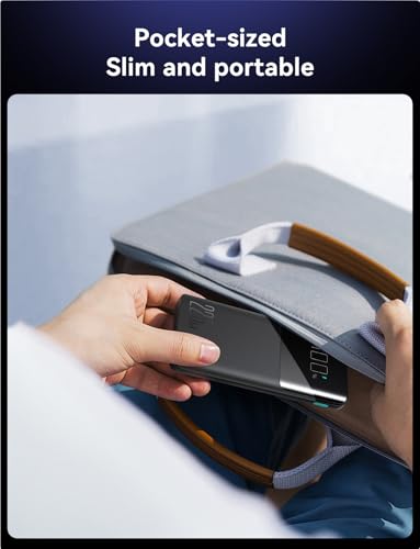 Joyroom JR-QP191 22.5W Power Bank 10000mAh With Large Digital Display Supports PD3.0,QC3.0 - Black|12 Months Warranty