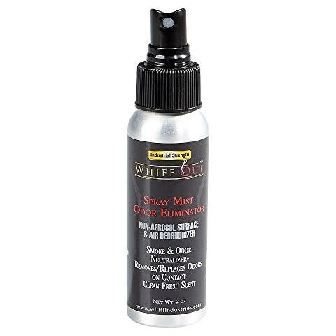 Whiff Out Spray Mist- 2 oz Non-Aerosol Surface & Air Deodorizer | Cigar Cigarette 420 Smoke Fabric Pet Odor Neutralizer | Remove and Replace Odors on Contact Cover