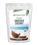 Organic Shredded Coconut - Unsweetened Macaroon Cut - Finely Cut Dried Flakes For Baking, Snacks, &...