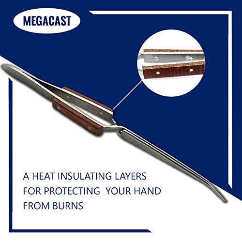 Megacast Tweezers & Cross locking & Straight Soldering tweezers jewelers - 3 piece set - Thumbnail 7