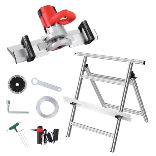Cortador de azulejos eléctrico con kit de bomba para biselado profesional de 45 grados en trabajos de azulejos