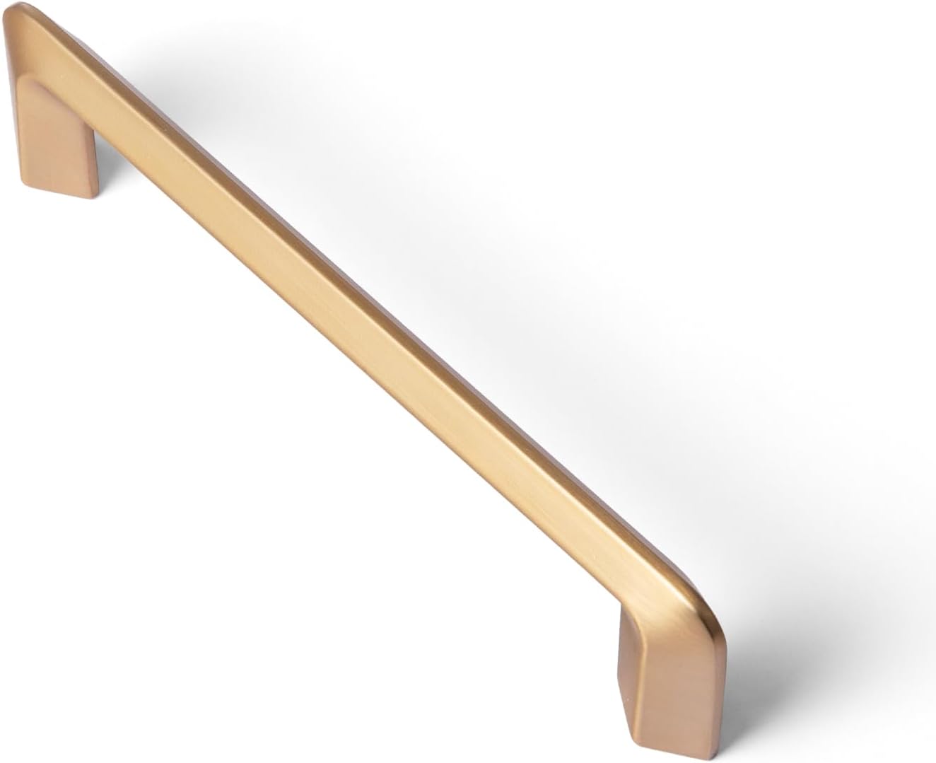Goo-Ki Champagne Bronze Zinc Alloy Cabinet Handles - 5''(128mm) Hole Center Affordable Luxury Cabinet Pull Hardware for Bedroom, Kitchen, 6 Pack