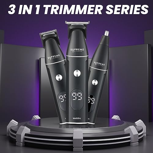 Supreme-Trimmer-Multigroomer-All-in-One-Trimmer-120-Min-Run-Time-Waterproof-14pc-Mens-Grooming-Kit-Beard-Trimmer-Nose-Ear-Head-Face-Hair-Clipper-SMG3030