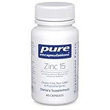 Pure Encapsulations Zinc 15 mg - Zinc Picolinate Supplement for Immune System Support, Growth & Development - for Wound Healing - 60 Capsules