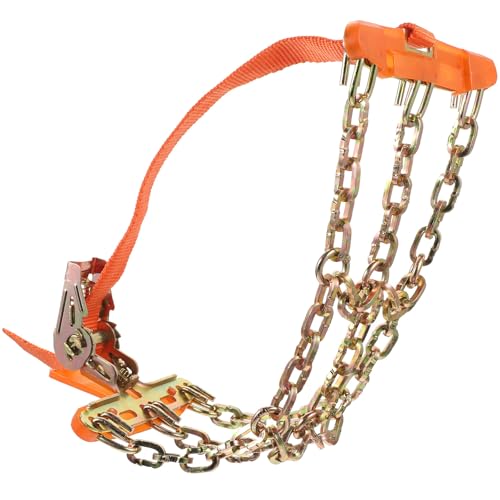 Zerodeko Chaîne Antidérapante Résistance Friction pour Pneus de Voiture en Acier, Résistance la Friction, pour Routes Sablonneuses et Escalade en Urgence