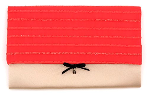 フリルふくさオレンジベージュ