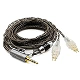 Youkamoo 8 Core Silver Plated Replacement Upgrade Cable Compatible for Sennheiser HD650, HD600, HD660S, HD660S2, HD580, HD58X, Massdrop HD6XX Headphones Upgrade Cable, 3.5mm