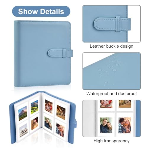 Flintronic Photo Albums, 256 Pockets Scrapbook Memory Book - Image 3
