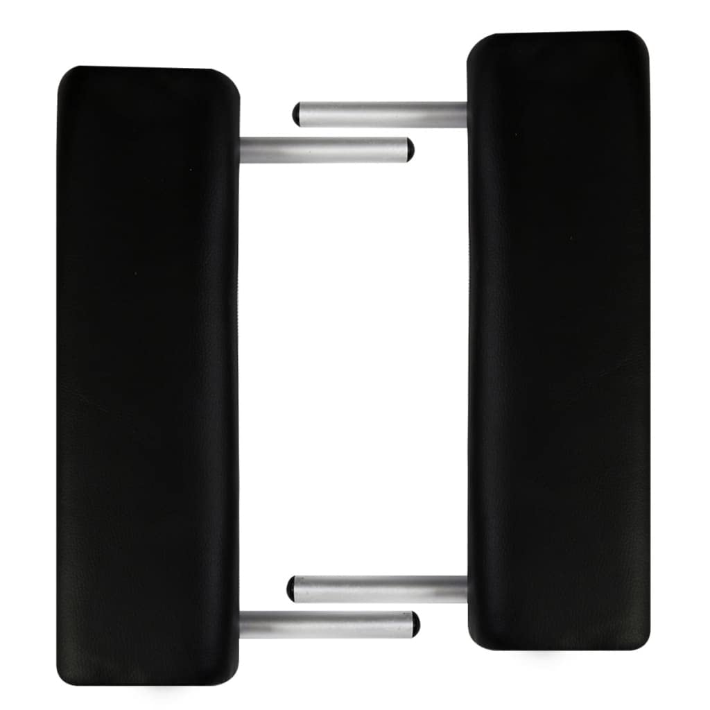 Table de Massage Pliable Noir 2 Zones avec Cadre en Aluminium,Santé & beauté,Hygiène personnelle,Massage & Relaxation,Tables de Massage,13.5 kg-110088