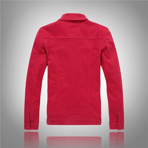 Mens Classic Button Fashion Jean Jacket Casual Long Sleeve Hip Hop Trucker Jackets Slim Windproof Jeans Coat2