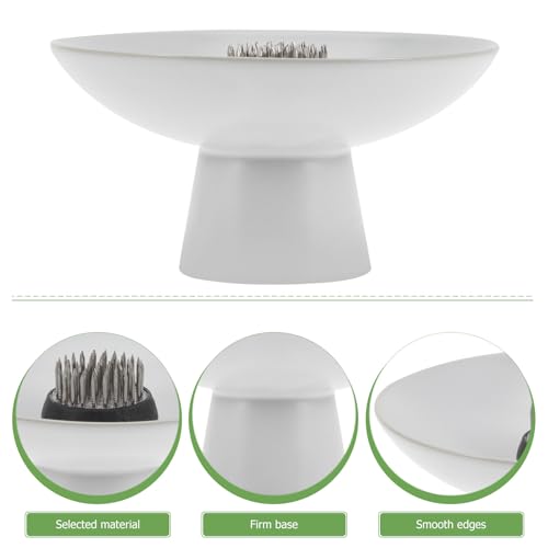Vase à fleurs avec support pratique en acier inoxydable anti-basculement