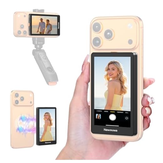 Newmowa Magnetic Phone Vlog Monitor