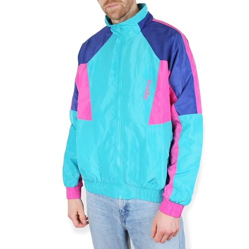 Agora Vantage Windbreaker Jacket Retro 80s 90s Neon2