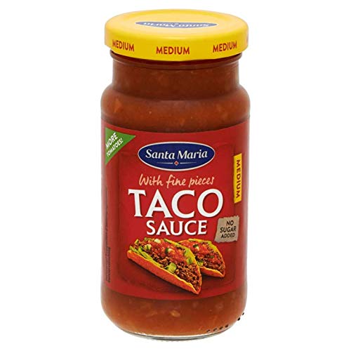 Taco Sauce | Santa Maria | Salsa De Taco Mediana | Peso total 230 gramos
