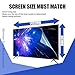 65 Inch TV Screen Protector, Frosted Anti Glare/Anti Blue Light/Dustproof Filter Film, Protect Your Eyes for SHARP, SONY, SAMSUNG, Hisense, LG Etc - 65Inch (1432 * 803mm)