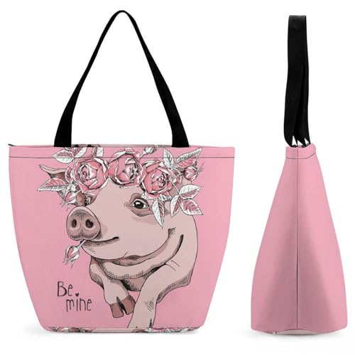 Sac à main cochon fleur le compagnon idéal de voyage