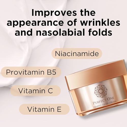 Perfect One Firming Facial Cream, Japanese Skin Care with Niacinamide, Collagen & Hyaluronic Acid - All-in-One Cream, Serum, Moisturizer, Eye Cream, Primer & Facial Mask, 1.76 oz. (50g) - Image 7