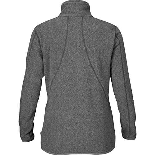 Fjällräven Damen Stina Fleece Sweatshirt,per pack Grau (Dark Grey 030),Small (Herstellergröße:S)