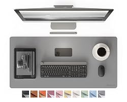 RENMTURE Giant Fugly PU Leather Mousepad (36×17″)