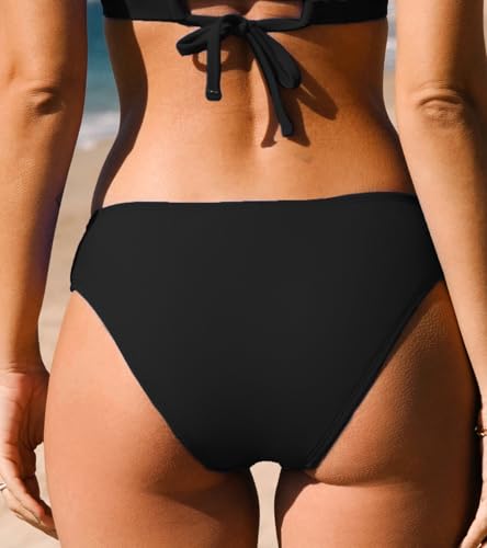 CUPSHE Womens Swimsuit Bikini Bottom Low Rise Bathing Suit2