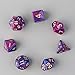 Produktbild Gugutogo 7pcs Doppel-Farbe würfelt D4 D6 D8 D10 D12 D20 Multi-seitig Spiel Rollenspiele facettenreiche Farbige würfeln Funktions Einzigartiger Würfel
