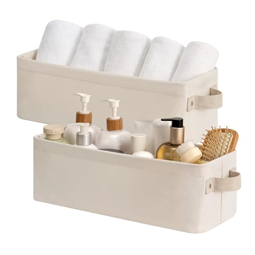 StorageWorks Narrow Storage Bins, Small Basket for Closet and Shelves,