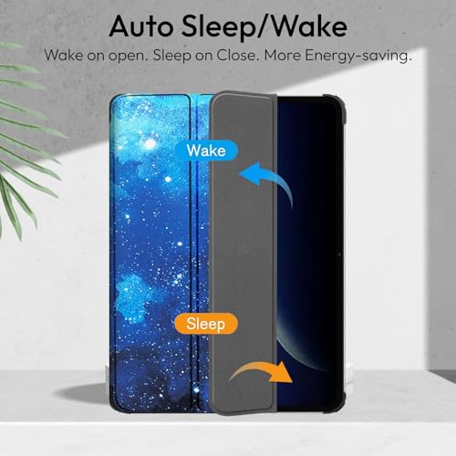 Image of Robustrion Cover for OnePlus Pad Go 2 12.1 inch Cover Case, Trifold Cover Case for OnePlus Go 2 Tablet Cover [Auto Sleep Wake Support] - Stars