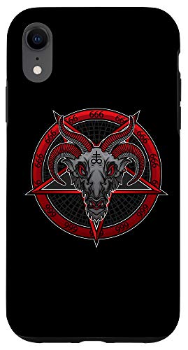 iPhone XR Satanic Baphomet Pentagon 666 Case