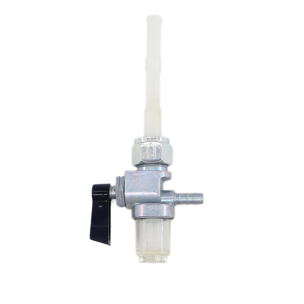 MCHNIC Grifo de gasolina Llave de combustible M16x1 con manguera de gasolina, filtro de gasolina para Simson, MZ, AWO, IWL, IFA, EMW R35, DKW RT 200, NSU Max