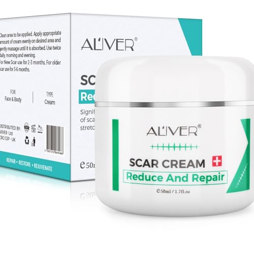 Cicatrici Crema, Scar cream Rimuovere Cicatrici Chirurgiche, Cicatrici Acne i Smagliature Veloce Efficace Su Cheloide, Ustione, Bruciatura