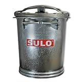 mülltonne verzinkt 120 l Mistkübel Mülltonne Stahl verzinkt SULO SME Retrodesign Abfalltonne Asche Tonne Eimer Mistkübel (22425 - SULO SME 25 Stahlblech)