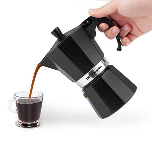 Orbegozo KFN 610 - Italiaans koffiezetapparaat van aluminium, capaciteit: 6 kopjes, ergonomische handgreep, veiligheidsventiel, afneembaar filter, zwart - Image 8