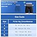 Hernia Belt for Men Inguinal, Hernia Belt for Women, ​​Hook-and-Loop Fastener Design​, Can Be Used When Sleeping, Breathable Material(Black,Large)